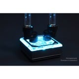 Alphacool Istap 8mm drejelig overgangsstykke G1/4 AG til G1/4 IG, Forbindelse Sort