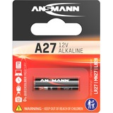 Ansmann A 27 Engangsbatteri Alkaline Engangsbatteri, Alkaline, 12 V, 1 stk, Orange, Blister