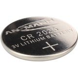 Ansmann CR 2025 Engangsbatteri CR2025 Lithium-Ion (Li-Ion) Sølv, Engangsbatteri, CR2025, Lithium-Ion (Li-Ion), 3 V, 1 stk, Nikkel