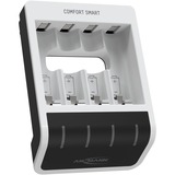 Ansmann Comfort Smart Husholdningsbatteri USB, Oplader Hvid/Sort, Nikkel-Metalhydrid (NiMH), AA, AAA