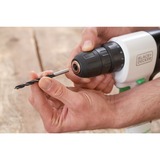 BLACK+DECKER Akku-Bohrskruetrækker reviva, 12Volt, Bore-/ skruemaskine Hvid/Sort