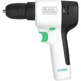 BLACK+DECKER Bore-/ skruemaskine Hvid/Sort