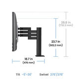BenQ RD280UA, LED-skærm Sort