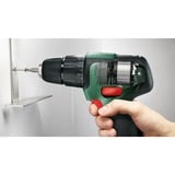 Bosch EasyImpact 12 1300 rpm Nøglefri 1 kg Sort, Grøn, Slagboremaskine Grøn/Sort, Pistolgreb boremaskine, Nøglefri, Børstefri, 1 cm, 1300 rpm, 2 cm