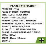 COBI Panzer VIII Maus, Bygge legetøj 