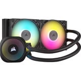 Corsair iCUE LINK TITAN 240 RX RGB Renoveret, Vandkøling Sort