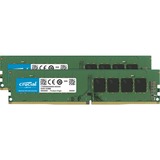 Crucial CT2K8G4DFRA32A hukommelsesmodul 16 GB 2 x 8 GB DDR4 3200 Mhz 16 GB, 2 x 8 GB, DDR4, 3200 Mhz