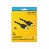 DeLOCK 85661 DisplayPort kabel 3 m Sort Sort, 3 m, DisplayPort, DisplayPort, Hanstik, Hanstik, 7680 x 4320 pixel