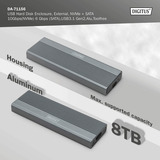 Digitus DA-71156, Drev kabinet aluminium