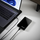 Intenso Bærbar HDD 2,5" 320 GB renoveret, Harddisk Sort