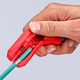KNIPEX ErgoStrip Blå, Rød kabelstripper, Stripping /skraldeværktøj Rød/Blå, 1,3 cm, 8 mm, Plastik, Blå, Rød, 13,5 cm, 74 g
