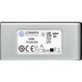 Kingston XS2000 4000 GB Sort, Sølv, Solid state-drev Sølv/Sort, 4000 GB, USB Type-C, 3.2 Gen 2 (3.1 Gen 2), 2000 MB/s, Sort, Sølv