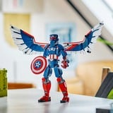 LEGO Byg selv-figur af den nye Captain America, Bygge legetøj Byggesæt, 8 År, Plast, 359 stk, 435 g