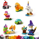 LEGO Classic Kreative gennemsigtige klodser, Bygge legetøj Byggesæt, 4 År, Plast, 500 stk, 589 g