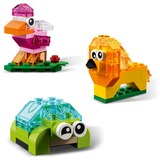 LEGO Classic Kreative gennemsigtige klodser, Bygge legetøj Byggesæt, 4 År, Plast, 500 stk, 589 g