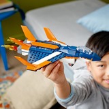 LEGO Creator 3-in-1 Supersonisk jet, Bygge legetøj Byggesæt, 7 År, Plast, 215 stk, 382 g