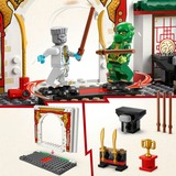 LEGO NINJAGO Spinjitzu-ninjatempel, Bygge legetøj Byggesæt, 4 År, Plast, 158 stk, 537 g