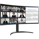 LG 34WR55QK, LED-skærm Sort