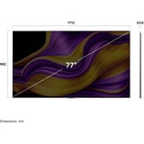 LG OLED77G57LW evo TV, OLED-TV Sølv/Sort