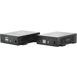 Lindy 300m Fiberoptisk KVM Extender, HDMI-udvidelse forlænger Sort