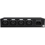 Lindy 4 Port IPower Switch, Strømskinne Sort