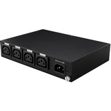 Lindy 4 Port IPower Switch, Strømskinne Sort