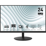 MSI PRO MP242 E14A, LED-skærm Sort