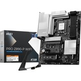 MSI PRO Z890-P WIFI bundkort Intel Z890 LGA 1851 (Socket V1) ATX Sort/Sølv, Intel, LGA 1851 (Socket V1), Intel Core Ultra (Series 2), LGA 1851, 256 GB, DDR5-SDRAM