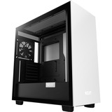 NZXT H7 Midi Tower Sort, Hvid, Towerkabinet Hvid/Sort, Midi Tower, PC, Sort, Hvid, ATX, EATX, micro ATX, Mini-ITX, SGCC, Hærdet glas, 18,5 cm