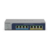 Netgear 8-port Ultra60 PoE++ Multi-Gigabit (2.5G) Ethernet Plus Switch Administreret L2/L3 2.5G Ethernet (100/1000/2500) Strøm over Ethernet (PoE) Grå grå, Administreret, L2/L3, 2.5G Ethernet (100/1000/2500), Fuld duplex, Strøm over Ethernet (PoE)