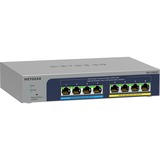Netgear MS108EUP Administreret L2/L3 2.5G Ethernet (100/1000/2500) Strøm over Ethernet (PoE) Grå, Switch grå, Administreret, L2/L3, 2.5G Ethernet (100/1000/2500), Fuld duplex, Strøm over Ethernet (PoE)