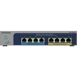 Netgear MS108EUP Administreret L2/L3 2.5G Ethernet (100/1000/2500) Strøm over Ethernet (PoE) Grå, Switch grå, Administreret, L2/L3, 2.5G Ethernet (100/1000/2500), Fuld duplex, Strøm over Ethernet (PoE)