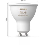 Philips Hue GU10 - spot - 1-pak, LED-lampe Philips Hue White and Color ambiance GU10 - spot - 1-pak, Bluetooth/Zigbee, LED, GU10, GU10, 2000 K, 6500 K