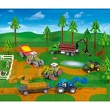SIKU Dirt tracks and forest, Baggrund Parkeringsplads, 3 År, Flerfarvet, Plast