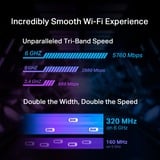 TP-Link Archer TBE550E Intern WLAN / Bluetooth 9300 Mbit/s, Wi-Fi-adapter Intern, Trådløs, PCI Express, WLAN / Bluetooth, 9300 Mbit/s, Sort