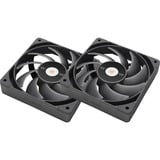 Thermaltake TOUGHFAN 14 Pro High Static Pressure PC Cooling Fan 140x140x25, Sag fan Sort