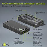 goobay Power Bank Sort