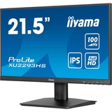 iiyama ProLite XU2293HS-B6 computerskærm 54,6 cm (21.5") 1920 x 1080 pixel Fuld HD LED Sort, LED-skærm Sort (mat), 54,6 cm (21.5"), 1920 x 1080 pixel, Fuld HD, LED, 1 ms, Sort