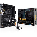 ASUS TUF GAMING B550-PLUS WIFI II AMD B550 Stik AM4 ATX, Bundkort Sort, AMD, Stik AM4, 3rd Generation AMD Ryzen 5, 3rd Generation AMD Ryzen™ 7, 3rd Generation AMD Ryzen™ 9, DDR4-SDRAM, 128 GB, DIMM