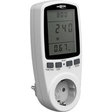 Ansmann Energiforbrugs-/ effektmåler APM2, Måleinstrument Hvid