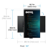 BenQ RD320UA LED display 80 cm (31.5") 3840 x 2160 pixel 4K Ultra HD Sort, LED-skærm Sort, 80 cm (31.5"), 3840 x 2160 pixel, 4K Ultra HD, LED, 5 ms, Sort