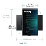 BenQ RD320UA, LED-skærm Sort