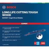 Bosch 2 608 900 406 stiksav, rullesav & sabelsavklinge Klinge til stiksav Karbid Klinge til stiksav, Træ, Karbid, Blå, 25 cm, 8 mm