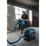 Bosch GAS 12-25 PL 21 L Tromle vakuum Tør&våd 1250 W Støvpose, Våd / tør støvsuger Blå/Sort, 1250 W, Tromle vakuum, Tør&våd, Støvpose, 21 L, HEPA