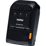 Brother RJ-2035B POS printer 203 x 203 dpi Kabel & trådløs Termisk Mobil printer, Kvitterings printer Sort, Termisk, Mobil printer, 203 x 203 dpi, 101,6 mm/sek., 3 cm, 58 mm