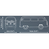COBI Volkswagen T2b Bus, Bygge legetøj Orange