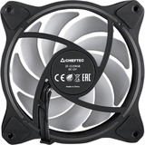 Chieftec ZF-1225RGB Computerkølesystem Flerfarvet 1 stk, Sag fan Flerfarvet