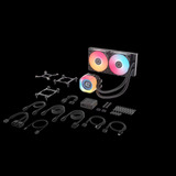 Corsair iCUE LINK TITAN 240 RX LCD RGB Renoveret, Vandkøling Sort