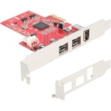 DeLOCK PCIe x1 > 2x FireWire 800 + 1x FireWire 400, Interface card 