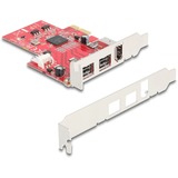 DeLOCK PCIe x1 > 2x FireWire 800 + 1x FireWire 400, Interface card 
